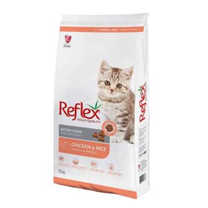 غذای خشک گربه رفلکس کیتن مرغ و برنج