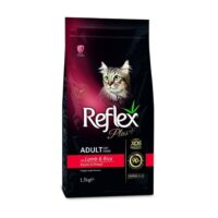 غذای خشک گربه بالغ رفلکس پلاس با طعم بره و برنج