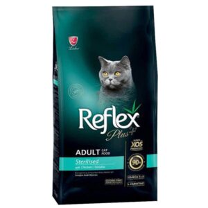 غذای گربه عقیم شده رفلکس پلاس مرغ