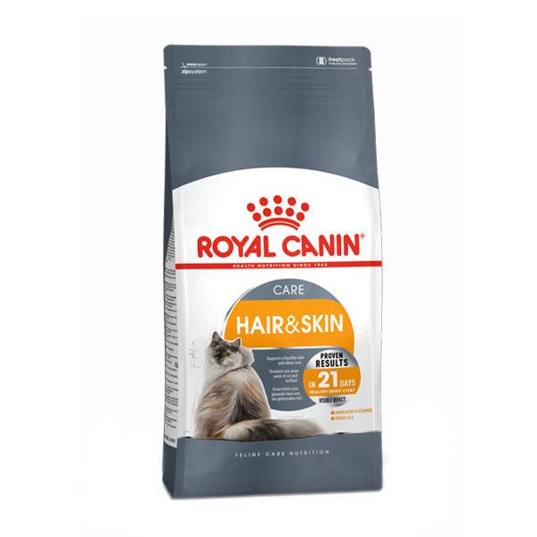 غذای گربه رویال کنین هیر اند اسکین