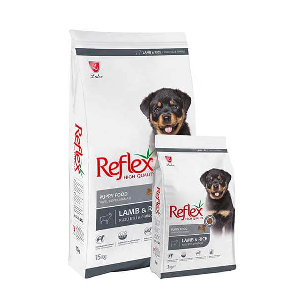 غذای توله سگ رفلکس