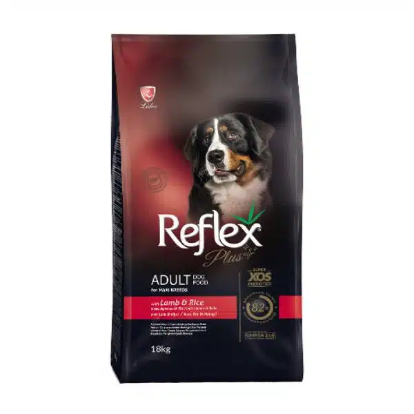 غذای سگ نژاد بزرگ رفلکس پلاس با طعم بره