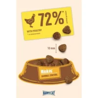 غذای گربه هپی کت هیربال مینکاس با مرغ2