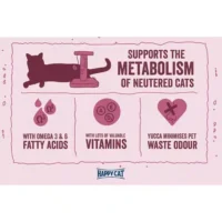 غذای گربه هپی کت عقیم شده مینکاس۳