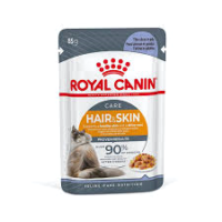 پوچ گربه هیر اند اسکین رویال کنین بسته ۱۲ عددی(Hair & skin gravy Royal canin)